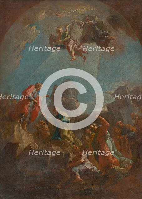 Delivery of the Keys to Saint Peter, 1790-1800. Creator: Josef Anton Zoller.