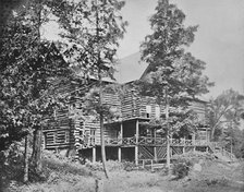 "Old Log Cabin," Lake Placid, Adirondacks, New York', c1897. Creator: Unknown.
