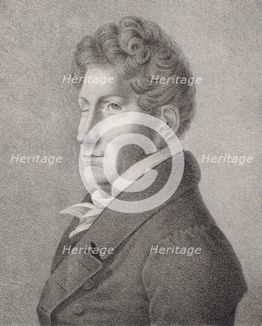 Portrait of the Composer Friedrich Kuhlau (1786-1832). Creator: Anonymous.