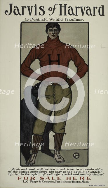 Jarvis of Harvard, c1895 - 1911. Creator: Unknown.