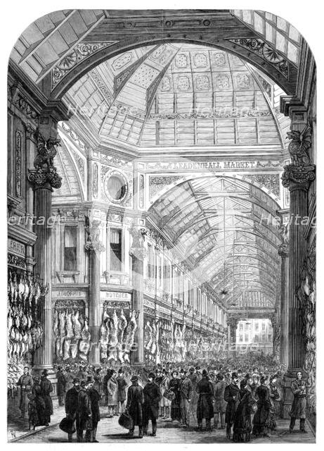 New Leadenhall Market: interior, 1881. Creator: Unknown.
