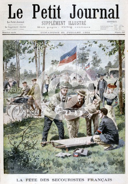 The fete for the First-Aid workers, 1901. Artist: Unknown