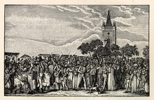 Stralauer Fischzug (Stralau Fish Parade), ca 1865. Creator: Anonymous.