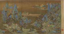 Travelers in the Springtime Mountains, 16th-17th century. Creator: Unknown.