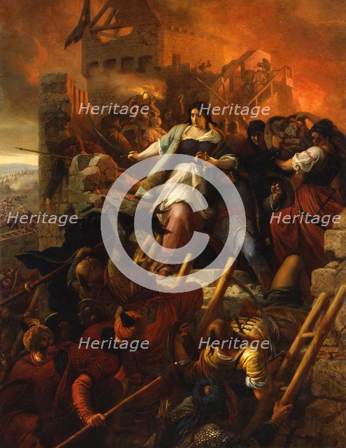 The Women of Eger, 1867. Artist: Székely, Bertalan (1835-1910)