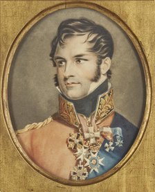 Portrait of King Leopold I of Belgium (1790-1865), c 1817. Creator: Dawe, George, (after)  .