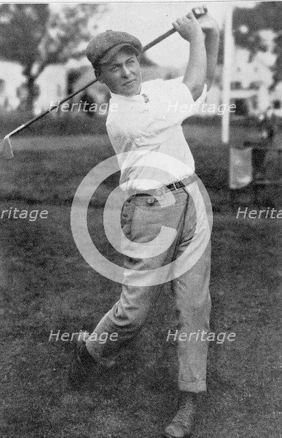 Bobby Jones, American golfer, c1920s. Artist: Unknown