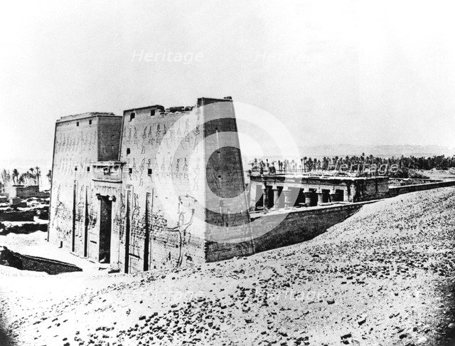 Edfu, Nubia, Egypt, 1887. Artist: Henri Bechard