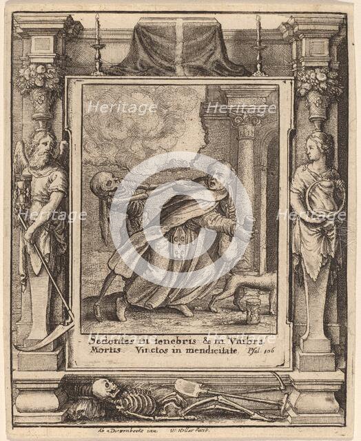 Monk, 1651. Creator: Wenceslaus Hollar.