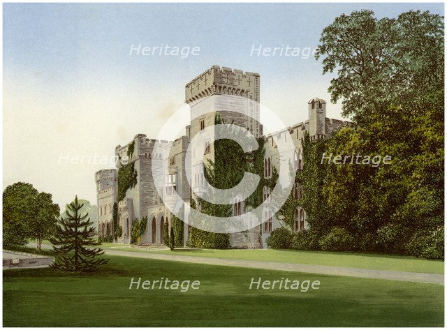 Downton Castle, Herefordshire, home of Baronet Boughton, c1880. Artist: Unknown