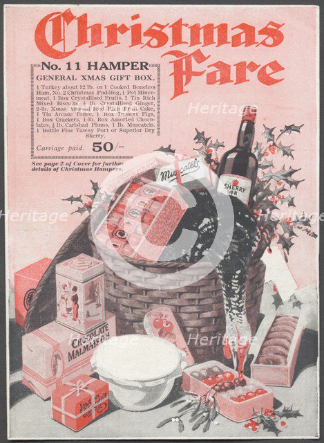 Christmas Hampers, c1920. Artist: Wilfred Fryer