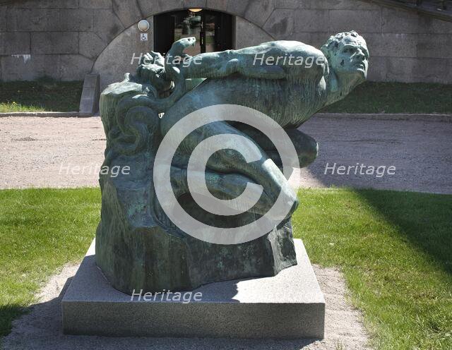 Loki's Punishment, 1936. Creator: Ida Matton.