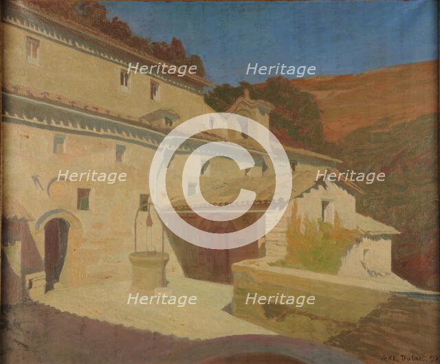 Eremo delle Carceri, Assisi, 1898. Creator: Dulac, Charles-Marie (1865-1898).