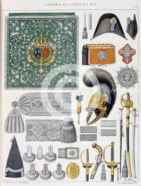 Gardes-du-Corps de Roi, Insignia Artist: Eugene Titeux