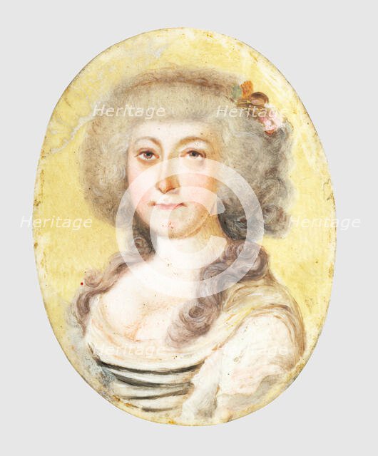 Portrait of Anna Márie Sturmanová, around 1800. Creator: Unknown.