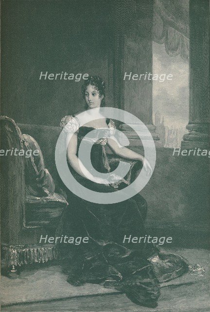 'Eugénie Bernardine-Desireé Clary - Mme. Bernadotte; Queen of Sweden', 1811, (1896).  Artist: R. G. Tietze.