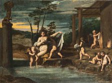 The Bath of Venus, c1610-1615. Creator: Scarsellino (Scarsella); Ippolito (1551-1620).