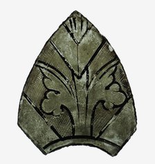 Glass Fragment, French, 13th century. Creator: Unknown.