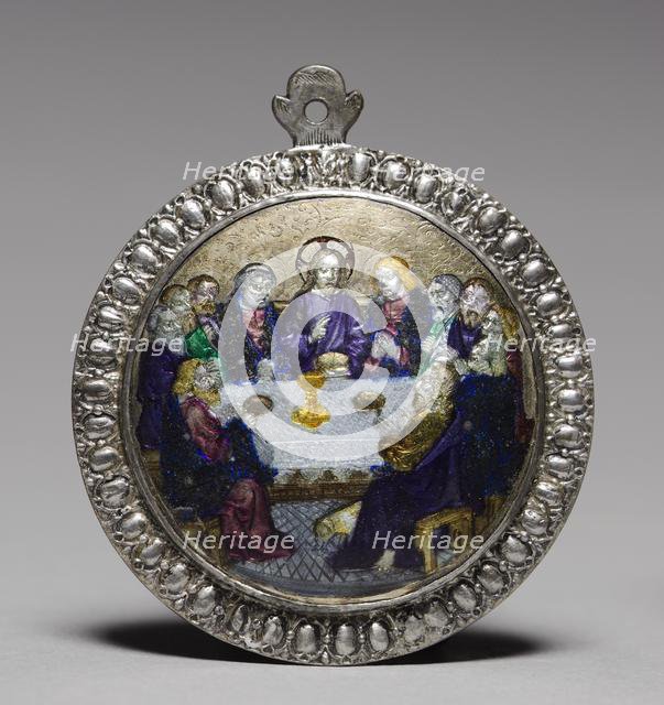 Medallion: The Last Supper, late 1400s. Creator: Unknown.
