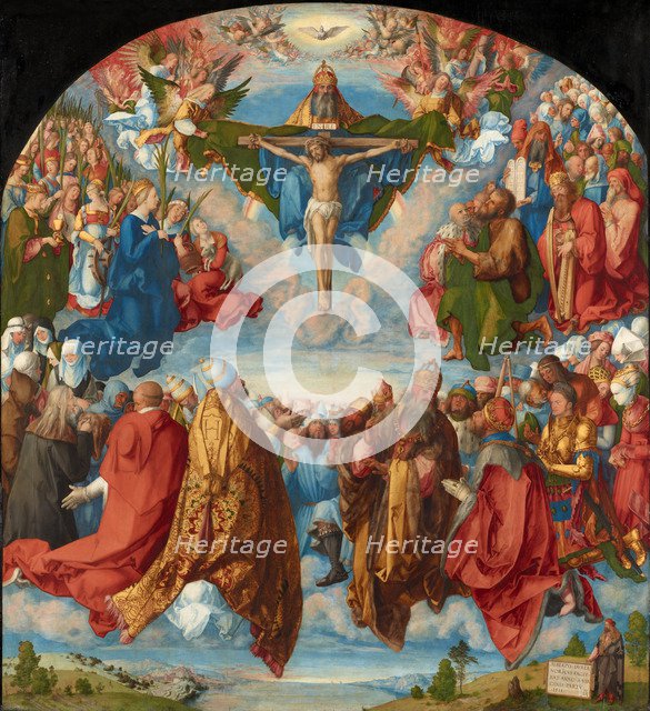 The Adoration of the Trinity (Landauer Altarpiece), 1511. Artist: Dürer, Albrecht (1471-1528)