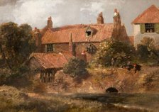 Old Cottages At Lewisham, 1876. Creator: Sir John Gilbert.