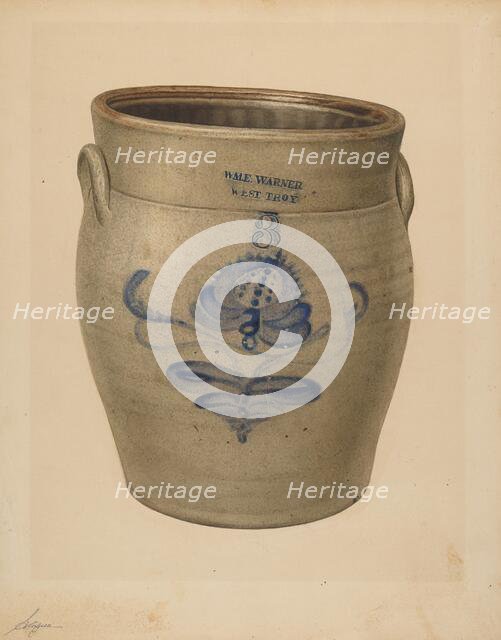 Crock, c. 1940. Creator: Giacinto Capelli.