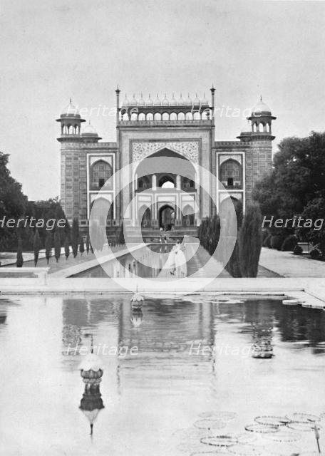 'Agra. The Gateway of the Taj Mahal', c1910. Creator: Unknown.