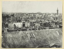 Les Toits de Paris (Vue de la rue Castiglione?), 1842/50, printed 1865. Creator: Hippolyte Bayard.