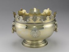 Monteith Bowl, 1715-1716. Creator: Benjamin Pyne (British).