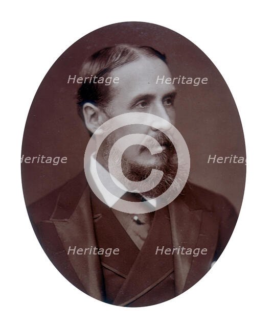 Sir Charles Rivers Wilson, knight, civil servant and financier, c 1880. Creator: Lock & Whitfield.