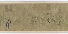 The captivity of Cai Wenji, Ming dynasty, 14th-15th century. Creator: Unknown.