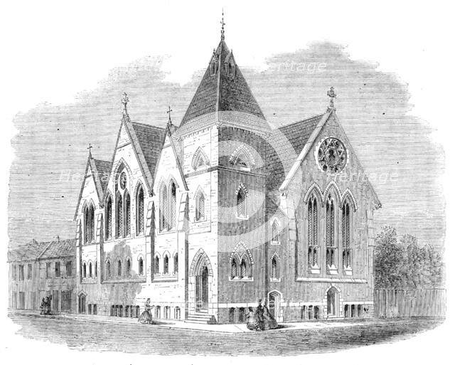 St. Paul's Working Men's Church, Birkenhead, 1864.  Creator: Unknown.