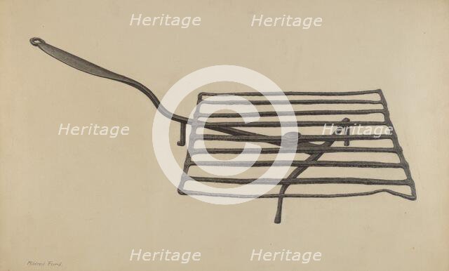Gridiron, c. 1939. Creator: Mildred Ford.