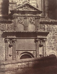 Portal of the Convent of Sancti Spiritu, Salamanca, 1853. Creator: Charles Clifford.