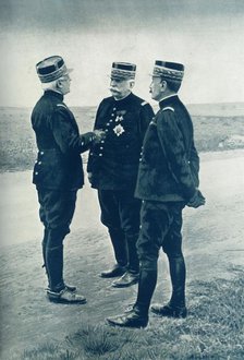 'Famous French Leaders: General Joffre, General D'Urbal, and General Foch.', 1916. Creator: Unknown.