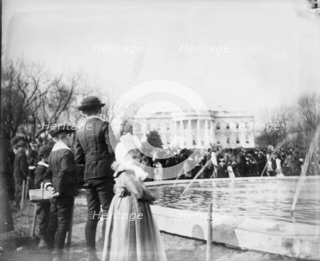 White House, 1889--Easter Monday, 1889. Creator: Frances Benjamin Johnston.