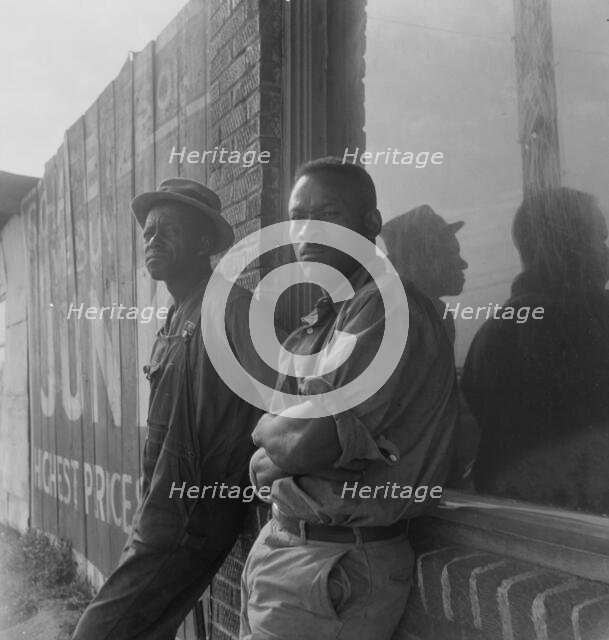 Laborers hoping for work, Memphis, Tennessee, 1938. Creator: Dorothea Lange.