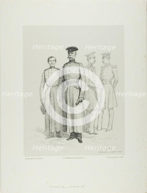 Russian Prisoners of Bomarsud, 1854. Creator: Auguste Raffet.