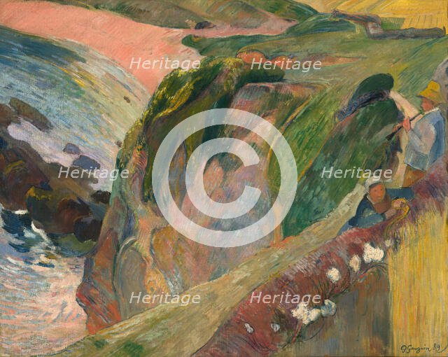 Above the Sea, 1889. Creator: Paul Gauguin.