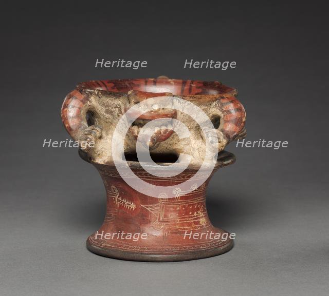 Jaguar Bowl, c. 850-1500. Creator: Unknown.