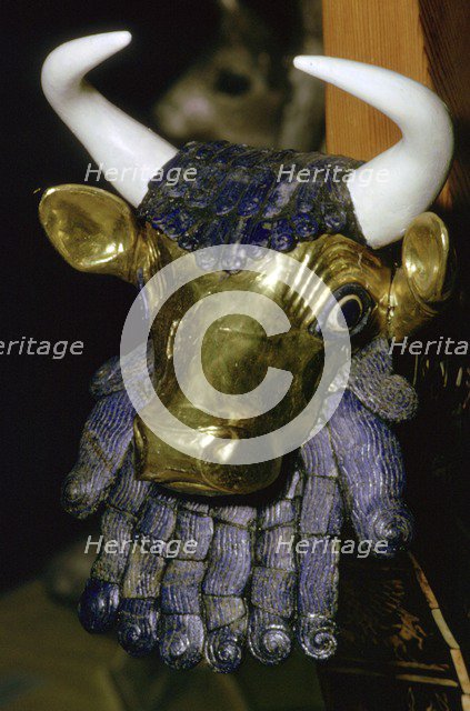 Queen's Lyre from Ur, southern Iraq, c2600-c2400 BC. Artist: Unknown