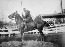 Horse Shows - Hugh Legare On 'Red Bird', 1912. Creator: Harris & Ewing.