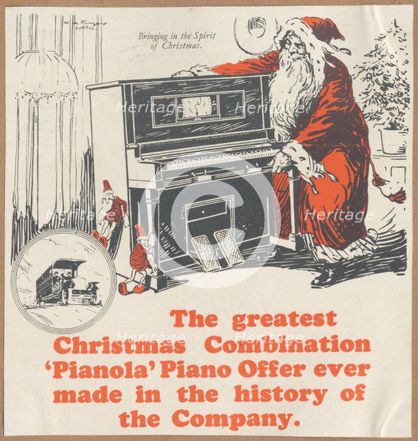 Aeolian Company Pianolas, 1920s. Artist: Wilfred Fryer