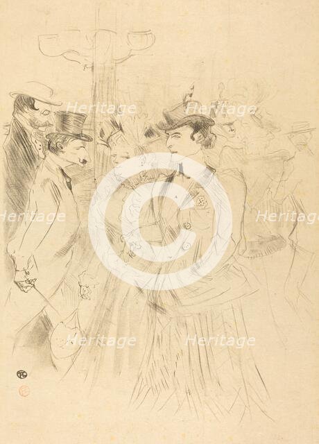 Promenade (Promenoir), 1899. Creator: Henri de Toulouse-Lautrec.