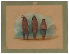Three Taruma Indians, 1854/1869. Creator: George Catlin.