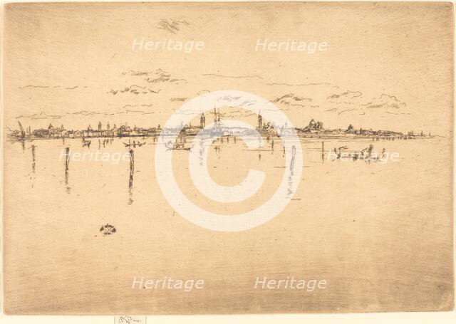 Little Venice, 1880. Creator: James Abbott McNeill Whistler.