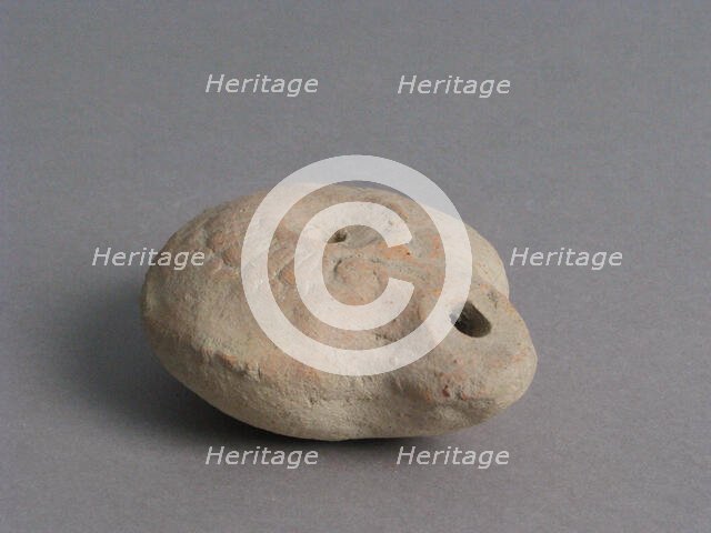 Oil Lamp, Coptic, 4th-7th century. Creator: Unknown.