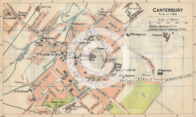 'Canterbury', c20th Century. Artist: John Bartholomew.