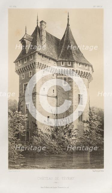...Pl. 91, Château de Tévray (Eure), 1860. Creator: Victor Petit (French, 1817-1874).