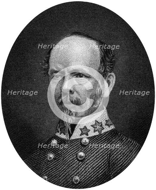 Joseph Eggleston Johnston, Confederate general, 1862-1867.Artist: J Rogers